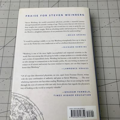#34 To Explain The World by Steven Weinberg -Hardback Book