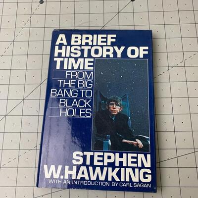 #42 A Brief History Of Time by Stephen Hawking- Hardback Book
