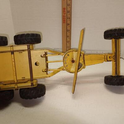 Tonka Toys Road Grader 1960s - Pressed Steel, Fair Condition