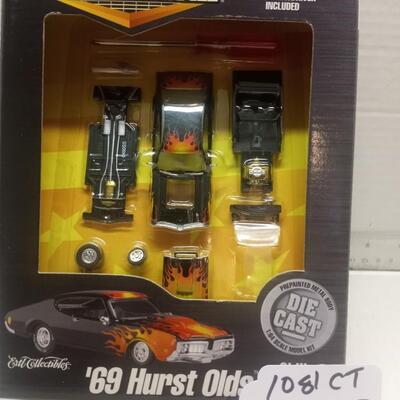 American Muscle '69 Hurst OldsDie Cast 1:64 scale Black