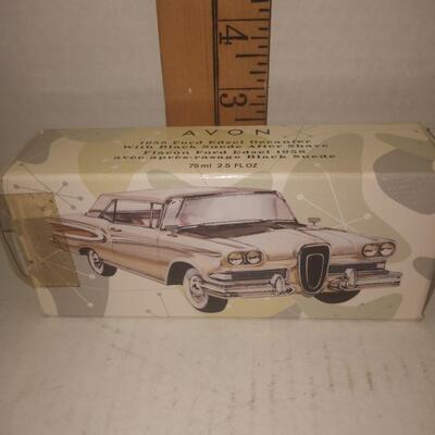 Avon 1958 Ford Edsel Car Bottle Decanter w/ Original Aftershave nib