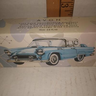 Avonâ€¢ 1955 FORD THUNDERBIRD Car DECANTERâ€¢ Wild Country AFTER SHAVE 2.5 fl. Oz.