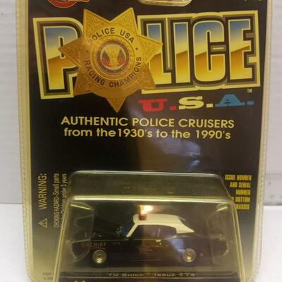 Nice RARE #74 RC Police U.S.A. '70 Buick GSX Lorain County, OH Sheriff