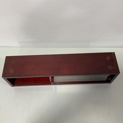 -101- 19 Available | Display Shelves | Cherry Wood Finish