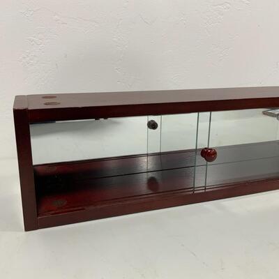 -101- 19 Available | Display Shelves | Cherry Wood Finish