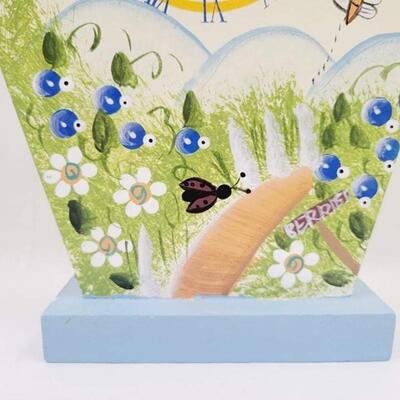 ADORABLE HAND PAINTED CLOCK