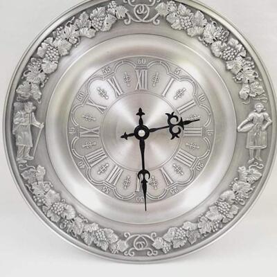SKS ZINN BATTERY OPERATED CLOCK