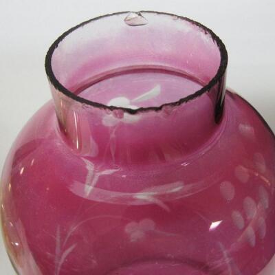 2 Vintage Glass Shades