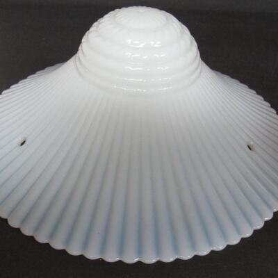 Nice Vintage Depression Era Petal Pattern Monax Light Shade