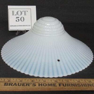 Nice Vintage Depression Era Petal Pattern Monax Light Shade