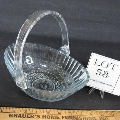 Contemporary Glass Basket