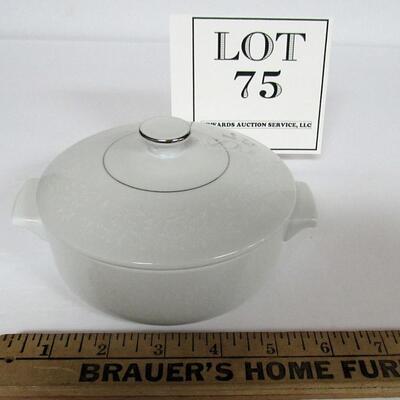 Crown Victoria Fine China Love Lace Covered Dish