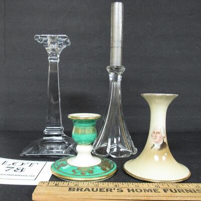 Misc Lot of Vintage Candlesticks