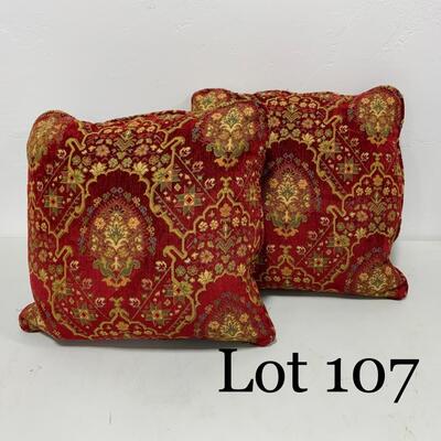 -107- Down-Filled Accent Pillows
