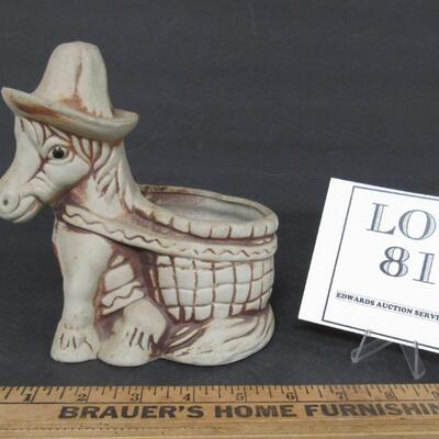 Donkey Planter With Drain Hole on Bottom