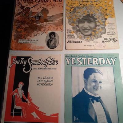 Vintage sheet music Early 1900s?