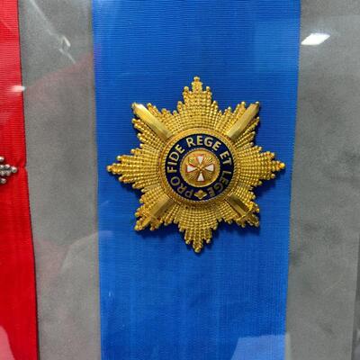 -117- Elegantly Framed Imperial Russian Medals