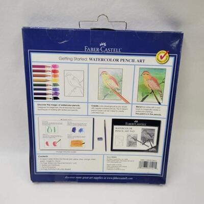 NEW FABER-CASTELL WATERCOLOR PENCIL ART SET