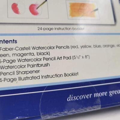 NEW FABER-CASTELL WATERCOLOR PENCIL ART SET
