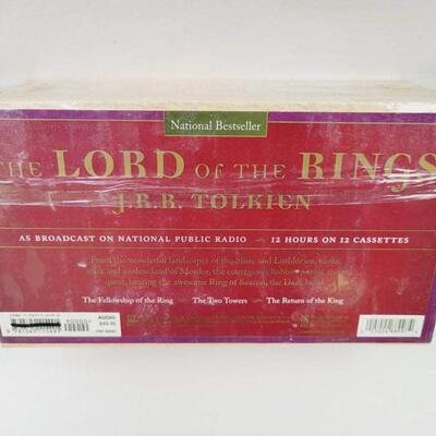 THE LORD OF THE RINGS AUDIO BOOKS NEW