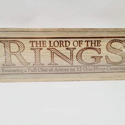 THE LORD OF THE RINGS AUDIO BOOKS NEW