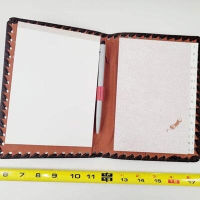 STUNNING RED ITALIAN LEATHER ADDRESS BOOK