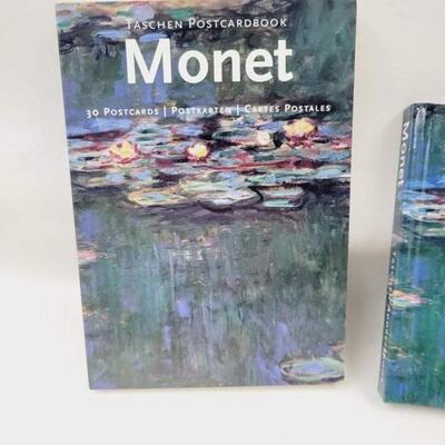 MONET ADDRESS BOOK WITH POSTCARDS