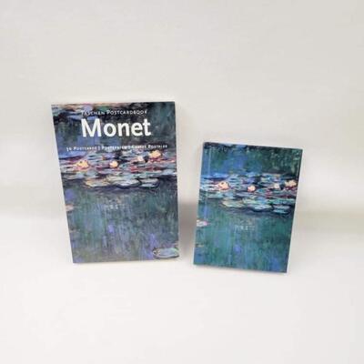 MONET ADDRESS BOOK WITH POSTCARDS