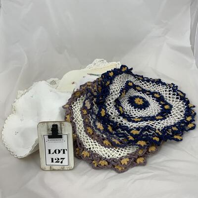 -127- Assorted Doilies | Crochet | Hand Embroidered
