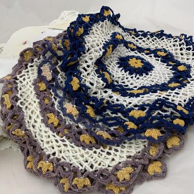 -127- Assorted Doilies | Crochet | Hand Embroidered