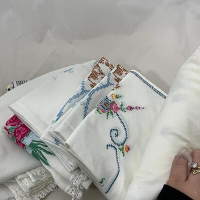 -130- Pillowcases | Doilies | Handkerchiefs