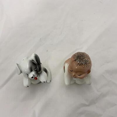 -134- VAN TELLINGEN | 1950s Boy & Dog | Huggies