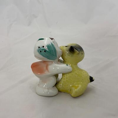 -135- VAN TELLINGEN | 1950s Girl and Lamb | Huggies