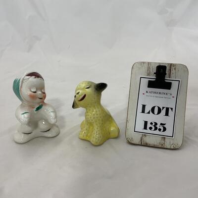 -135- VAN TELLINGEN | 1950s Girl and Lamb | Huggies