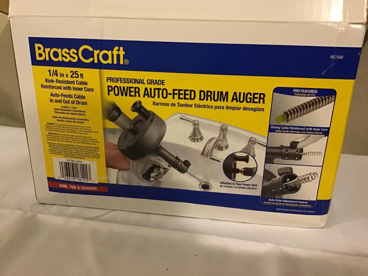 BB96 Power AutoFeed Drum AugerNew In Box