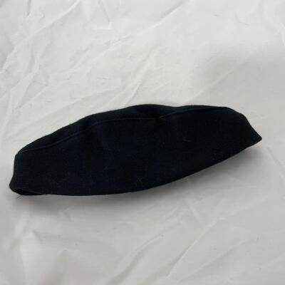 -140- Vintage Military Wool Envelope Hat | Vintage Silk Ascots | Ties