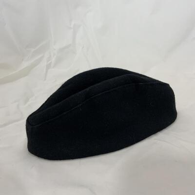 -140- Vintage Military Wool Envelope Hat | Vintage Silk Ascots | Ties