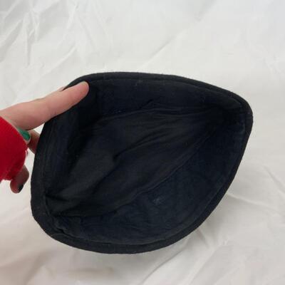 -140- Vintage Military Wool Envelope Hat | Vintage Silk Ascots | Ties