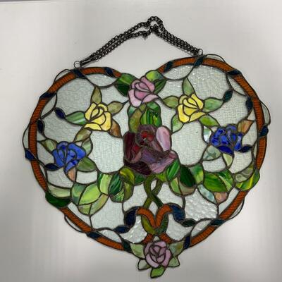 -142- Large Stained Glass Heart