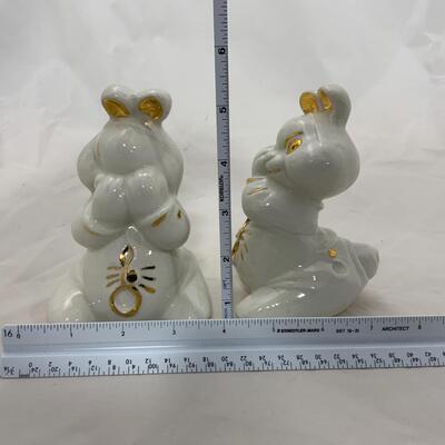 -151- VAN TELLINGEN | Repaired | 1950s Peek-A-Boo | Master Salt and Pepper