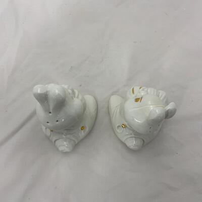 -151- VAN TELLINGEN | Repaired | 1950s Peek-A-Boo | Master Salt and Pepper