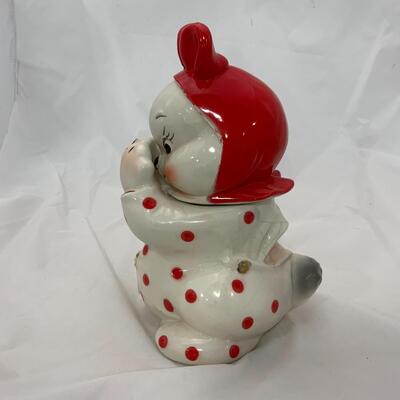 -152- VAN TELLINGEN | Repaired | 1950s Peek A Boo | Cookie Jar