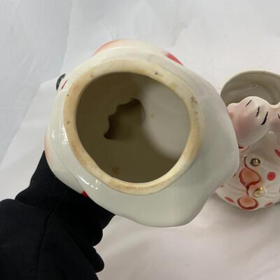 -152- VAN TELLINGEN | Repaired | 1950s Peek A Boo | Cookie Jar
