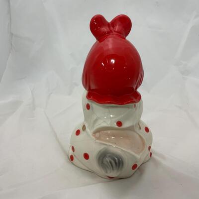 -152- VAN TELLINGEN | Repaired | 1950s Peek A Boo | Cookie Jar