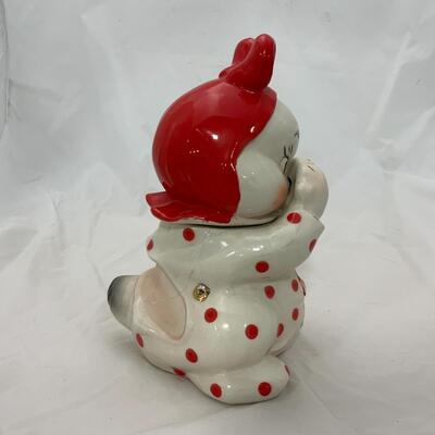 -152- VAN TELLINGEN | Repaired | 1950s Peek A Boo | Cookie Jar