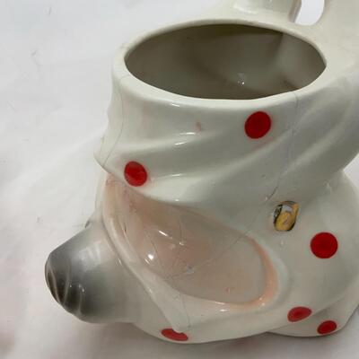 -152- VAN TELLINGEN | Repaired | 1950s Peek A Boo | Cookie Jar