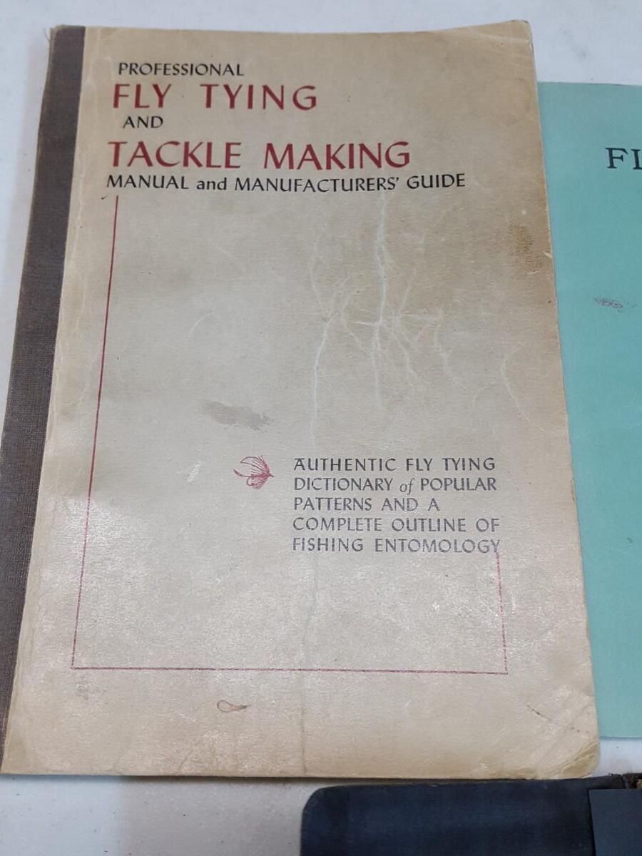 Vintage Fly Tying Makers Manual Fishing lot 1966 Digest