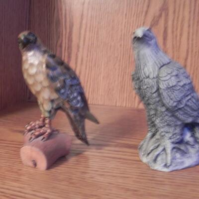 LOT EAGLE FIGURINES