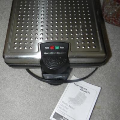 LOT  STAINLESS STEEL WAFFLE MAKER