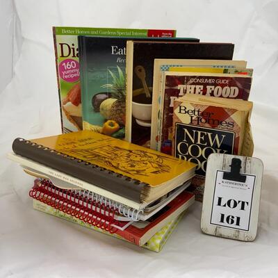 -161- Large Lot of Miscellaneous Cook Books